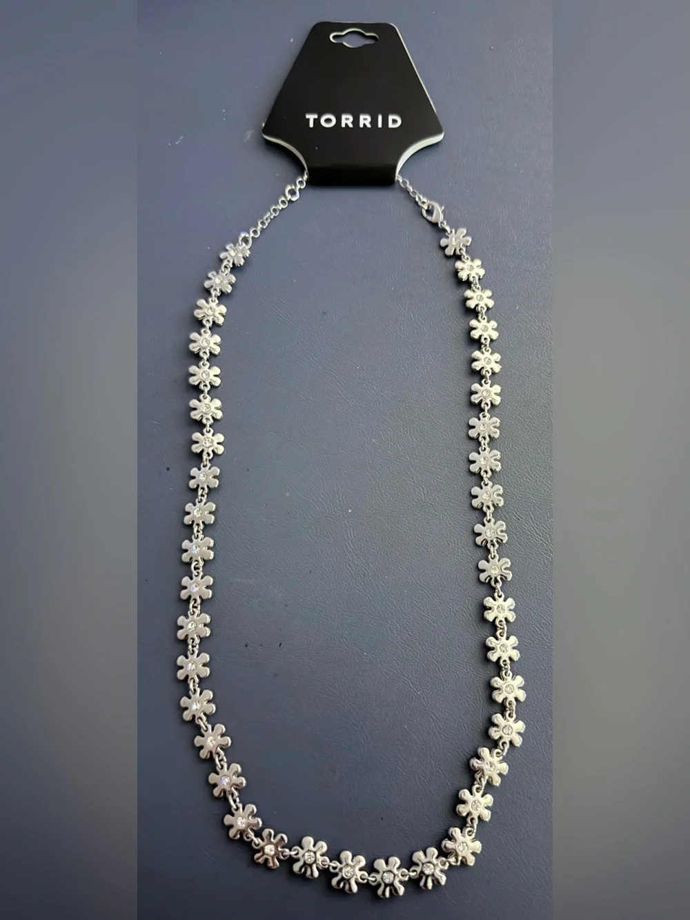 torrid Silver Flower Necklace